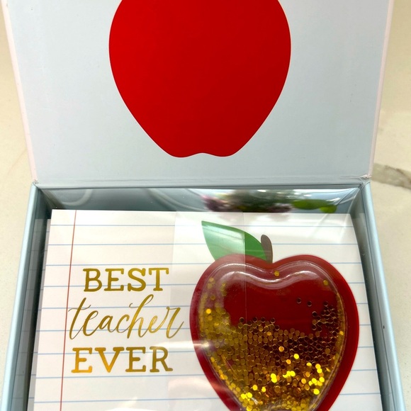 Cards Best Teacher Ever Set of 8 - Picture 4 of 4